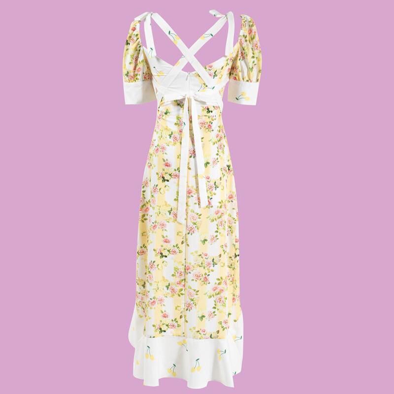 VÁY XẺ TÀ PHIÊN BẢN ROSE BACK PINK