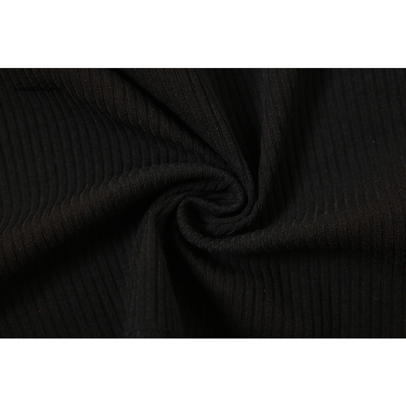 Áo Thun Dài Tay Ôm Dáng Màu Đen Trơn Thời Trang 2022 Gợi Cảm Dễ Phối Đồ Cho Nữ