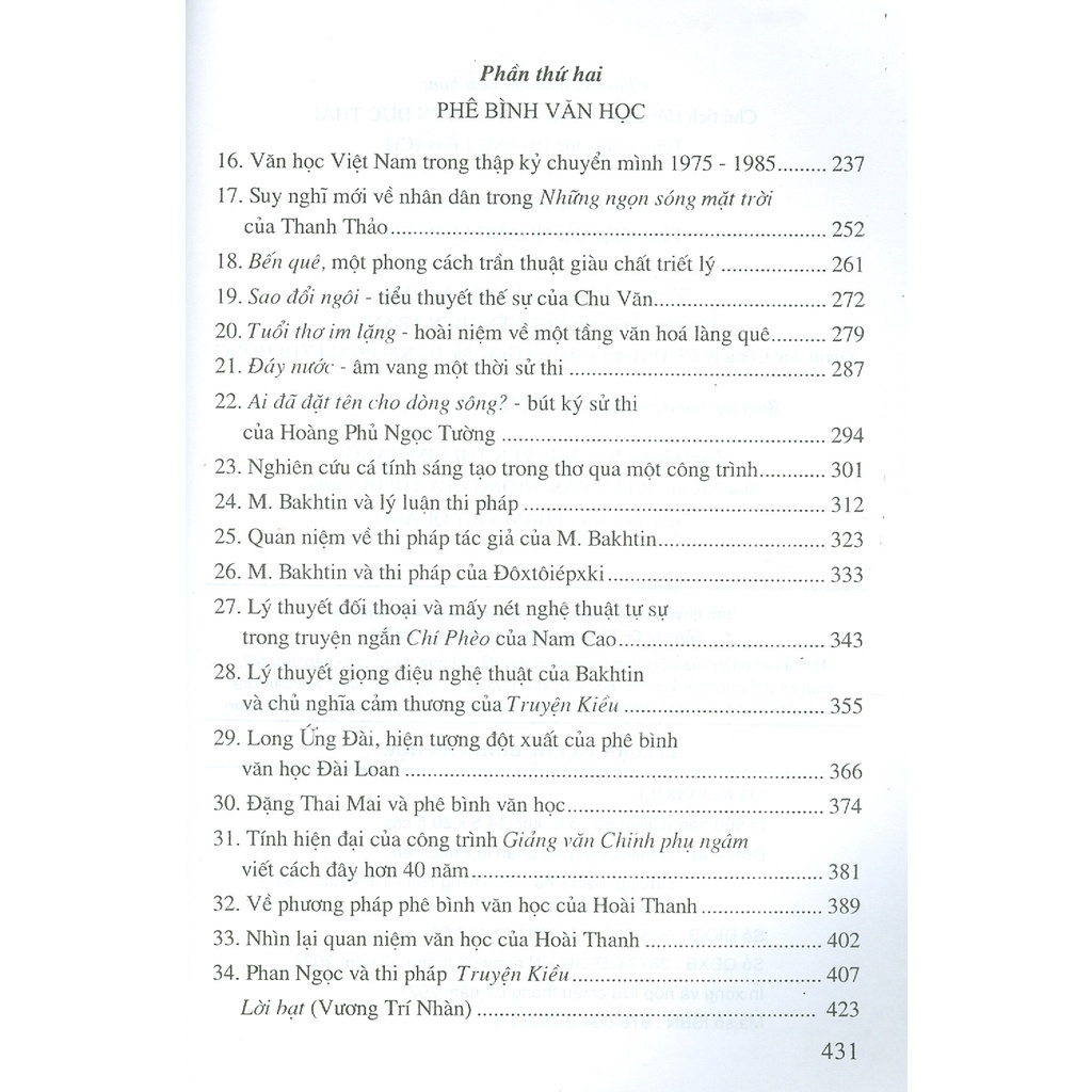 Sách - Lý luận và phê bình văn học