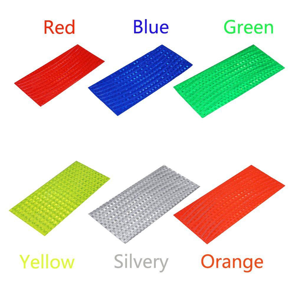 Miếng Dán Phản Quang Nhiều Màu Sắc Trang Trí Bánh Xe Đạp Leo Núi