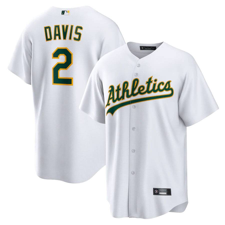 Áo Bóng Chày MLB Oakland Athletics Davis Phiên Bản Unisex
