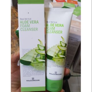 Sữa Rửa Mặt Chiết Xuất Lô Hội Ra&Gowoori Real Kill 9.9 Aloe Vera Foam Cleanser 120ml