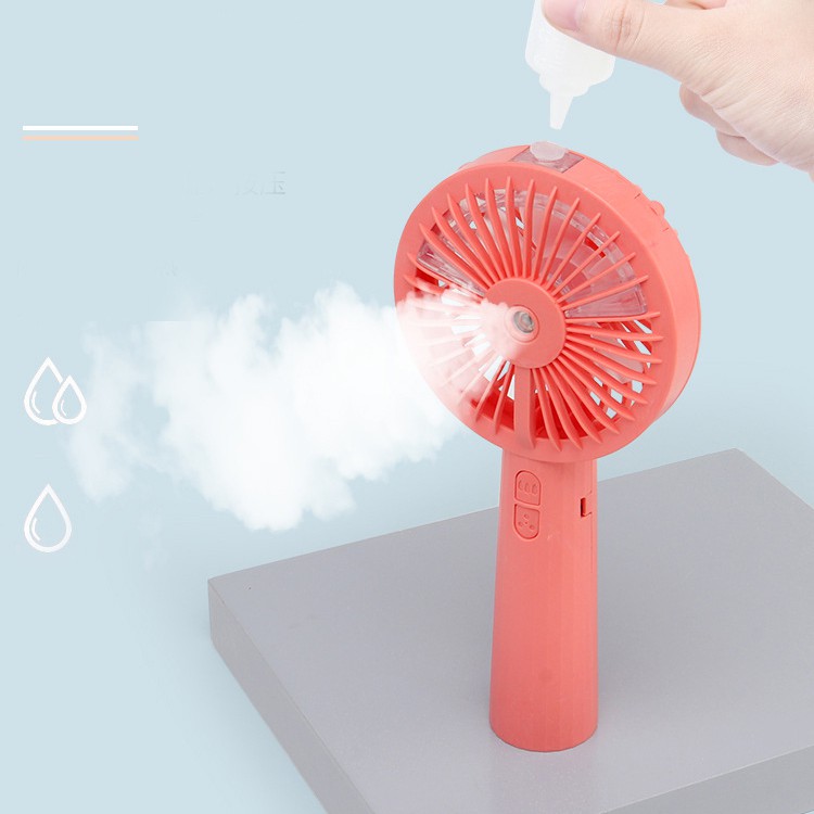 Quạt mini phun sương cầm tay - Quạt cầm Tay Mini Phun Sương Tự Động Model 2021