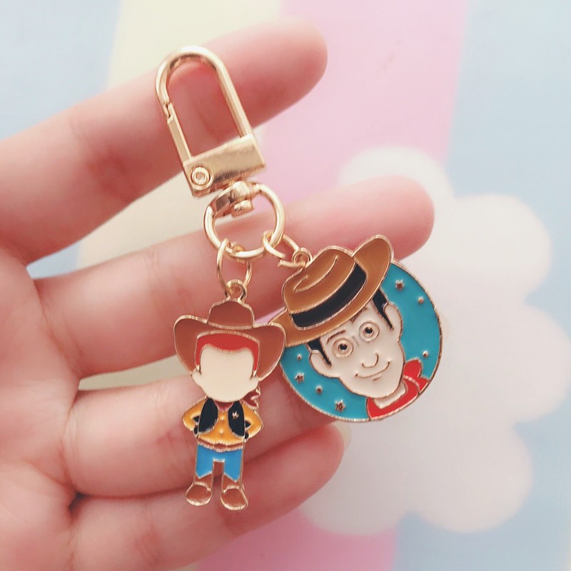 Móc Khóa Kim Loại Hình Nhân Vật Hoạt Hình Xinh Xắn