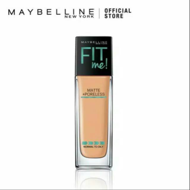 (hàng Mới Về) Kem Nền Dạng Lỏng Maybelline Fit Me + Che Phủ Lỗ Chân Lông Màu Nude Tự Nhiên 220 128