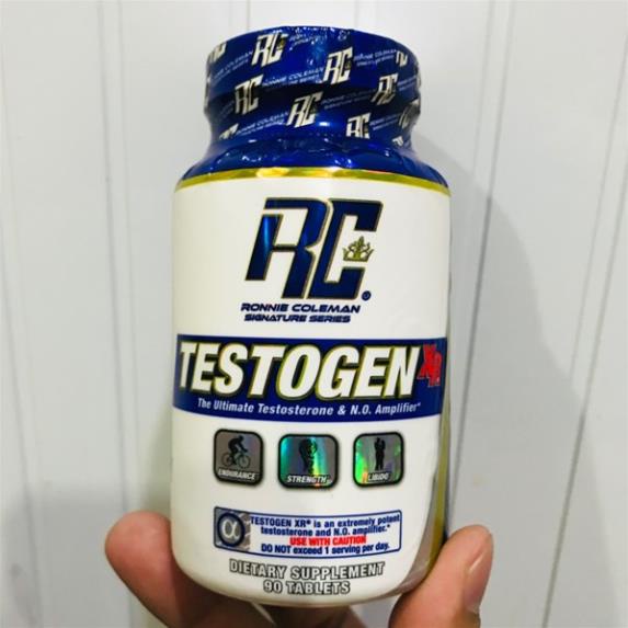 Testogen Viên Hỗ Trợ Tăng Testosteron Tăng Test và Tăng Sinh ly Giúp Tăng Cơ Ronnie Coleman Testogen XR 90 Viên
