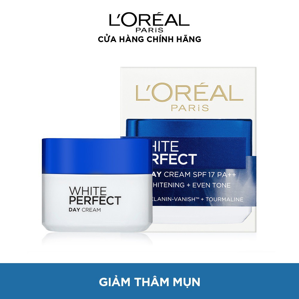 Kem dưỡng trắng da vitamin L’Oreal Paris White Perfect ban ngày SPF17 PA++ 50ml (Kem ngày) AKD