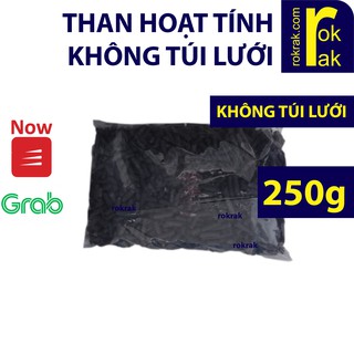 Than hoạt tính 250g chiết từ bao lớn dùng cho lọc nước hồ thủy sinh, cá cảnh