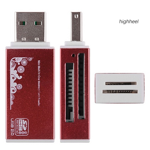 Đầu Đọc Thẻ Nhớ Usb 2.0 Tất Cả Trong 1 Cho Micro Sd Sdhc Tf M2 Mmc Ms Pro Duo