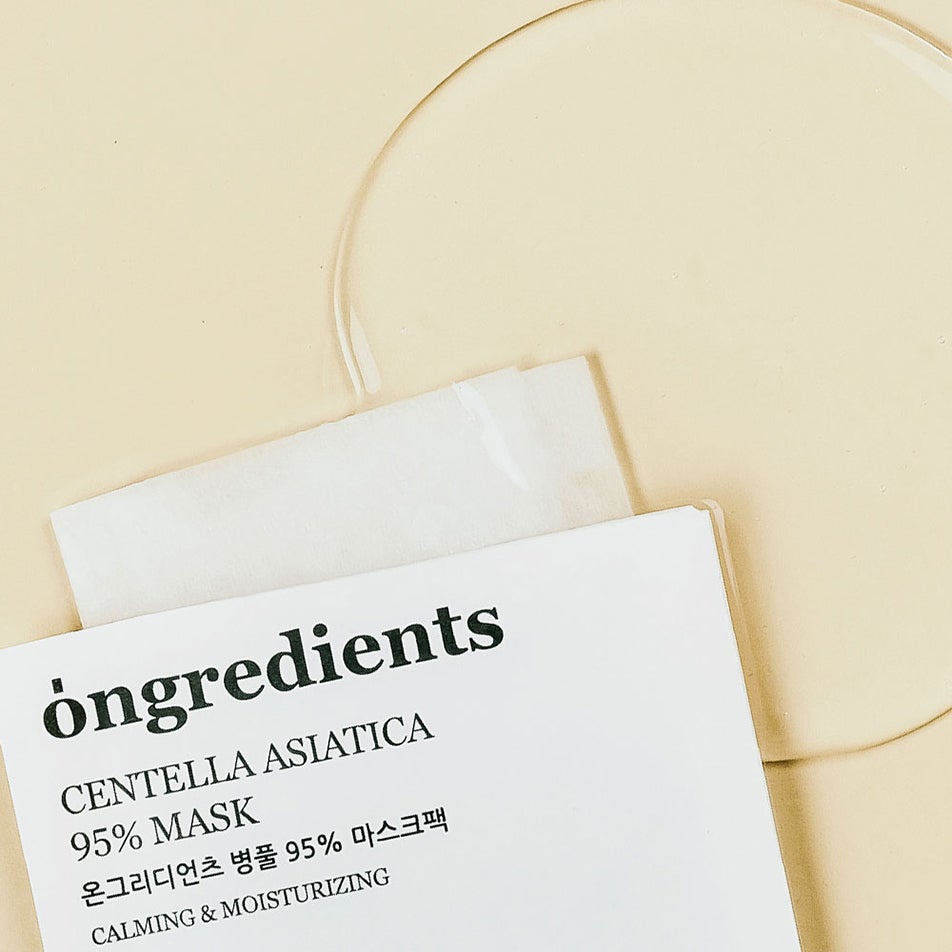 Mặt Nạ 95% Rau Má Làm Dịu Da ONGREDIENTS Centella Asiatica 95% Mask GomiMall