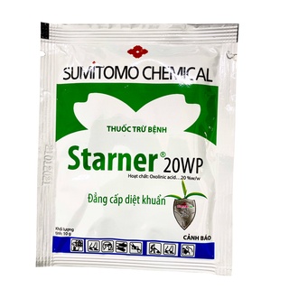GÓI 10GRAM - THUỐC ĐẶC TRỊ VI KHUẨN STARNER 20WP