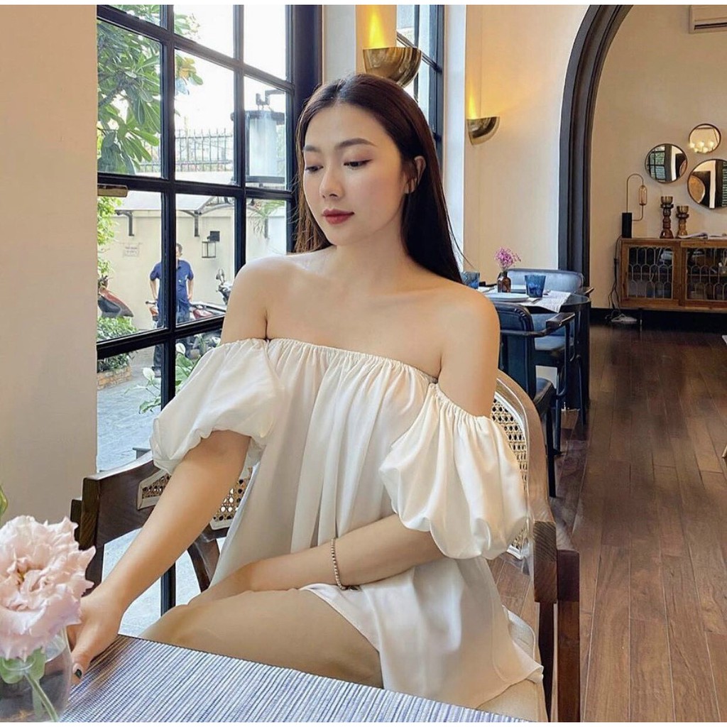 ÁO RỚT VAI TAY PHỒNG