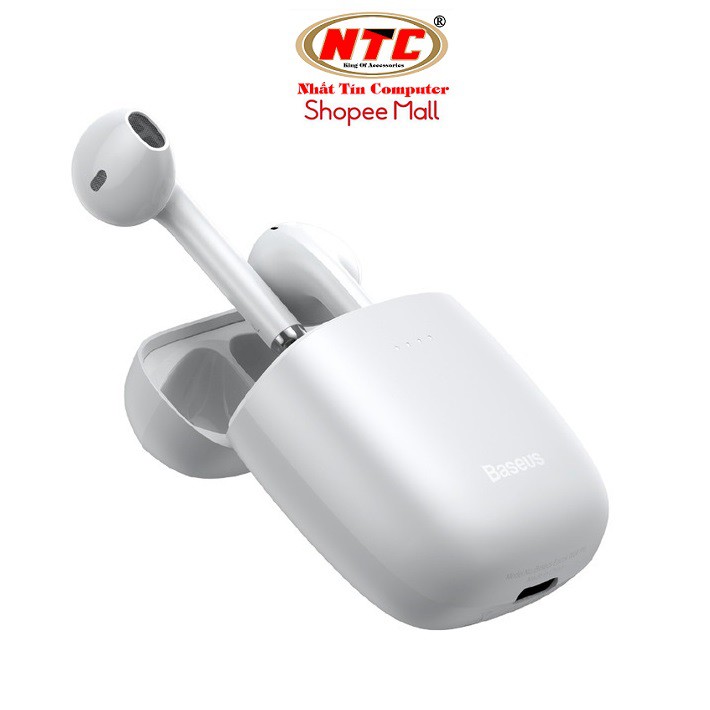 Tai nghe không dây True Wireless Baseus W04 Encok Earphones (TWS, Earbuds Mini, New Model 2020) - Hãng phân phối