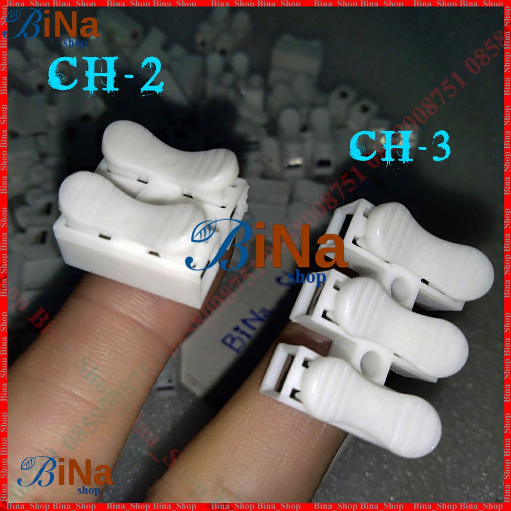 Cút nối dây điện CH2 CH3 , cầu nối nhanh dây điện CH-2 CH-3