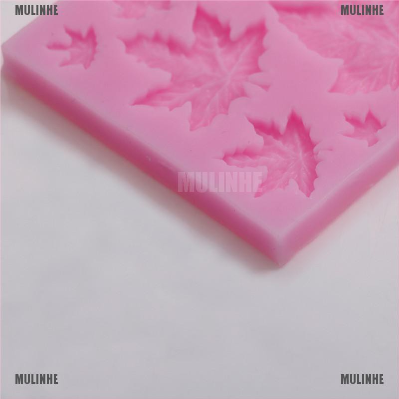 Khuôn Silicone Tạo Hình Lá Phong Làm Bánh Kẹo