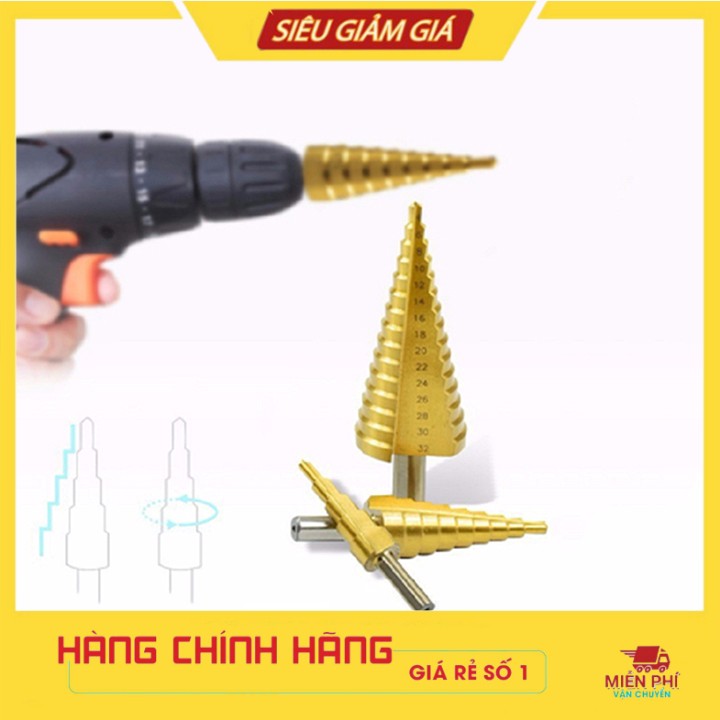 Bộ Mũi Khoan Tháp 4 - 32mm