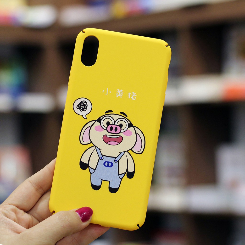 Ốp Lưng Chiến Binh Lợn Dành Cho Iphone 6/ 6s/6plus/6splus/ 7plus / 8plus / X / Xs MaxNhựa Cứng (Ảnh Thật)