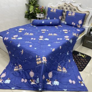 BỘ DRAP COTTON HÀN QUỐC 4 MÓN 100% COTTON
