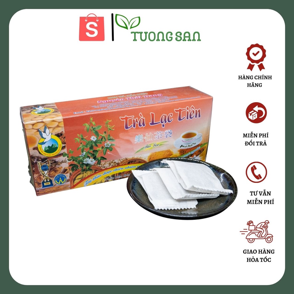 Trà Lạc Tiên túi lọc 50 gói chính hãng Nguyên Thái Trang giúp giảm căng thẳng stress tăng cường giấc ngủ
