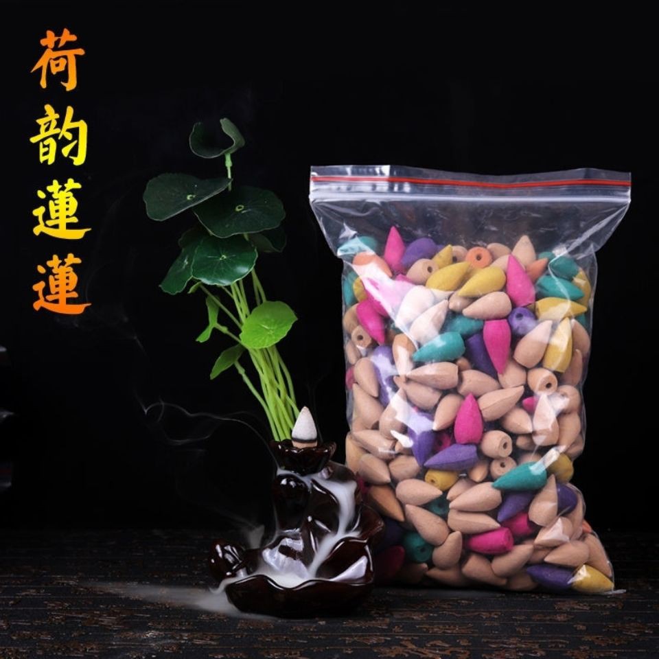 ☜⊕Lư hương chảy ngược gốm tháp thiên nhiên trầm gỗ đàn gia dụng trong nhà khử mùi đốt đồ trang trí sáng tạo