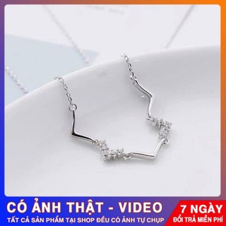Vòng cổ choker bạc, dây chuyền bạc dáng ngắn trang sức phong cách Hàn Quốc Tuấn Thoan Jewelry