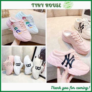 Giày sục thể thao nữ đế độn 5cm Quảng châu cao cấp, Giày thể thao nữ đạp gót thời trang