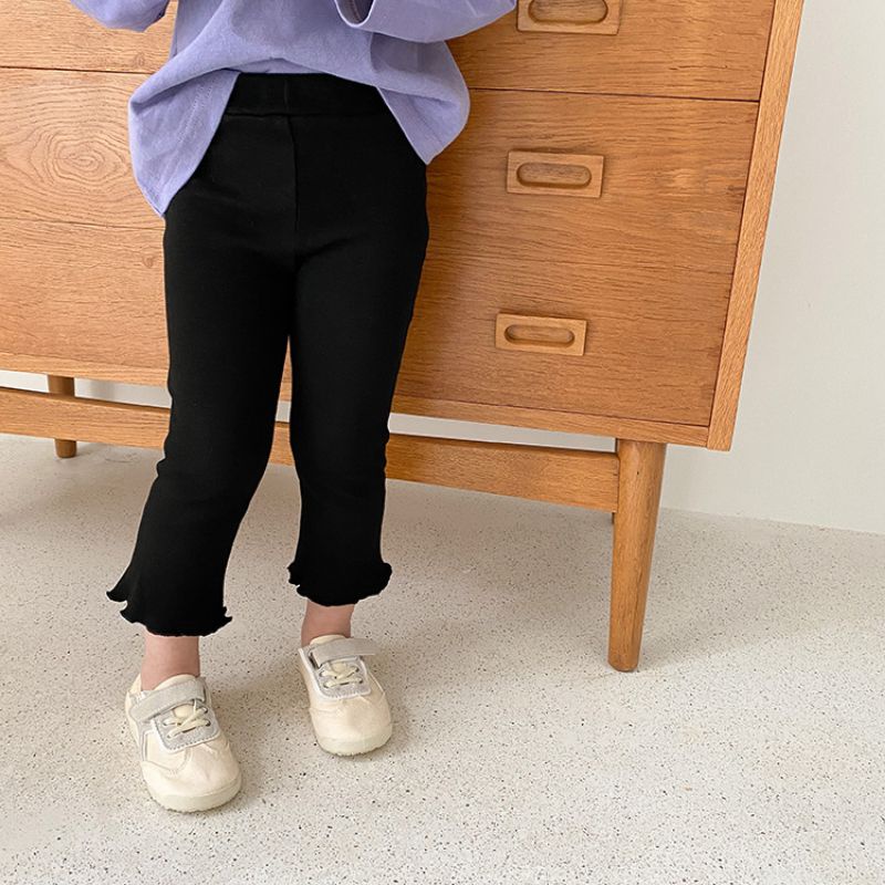 Quần legging thời trang, quần ống loe bé gái