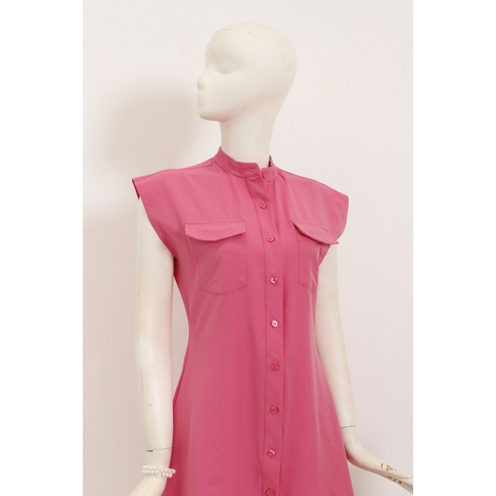 Đầm MIXX@ túi ngực hàng nút