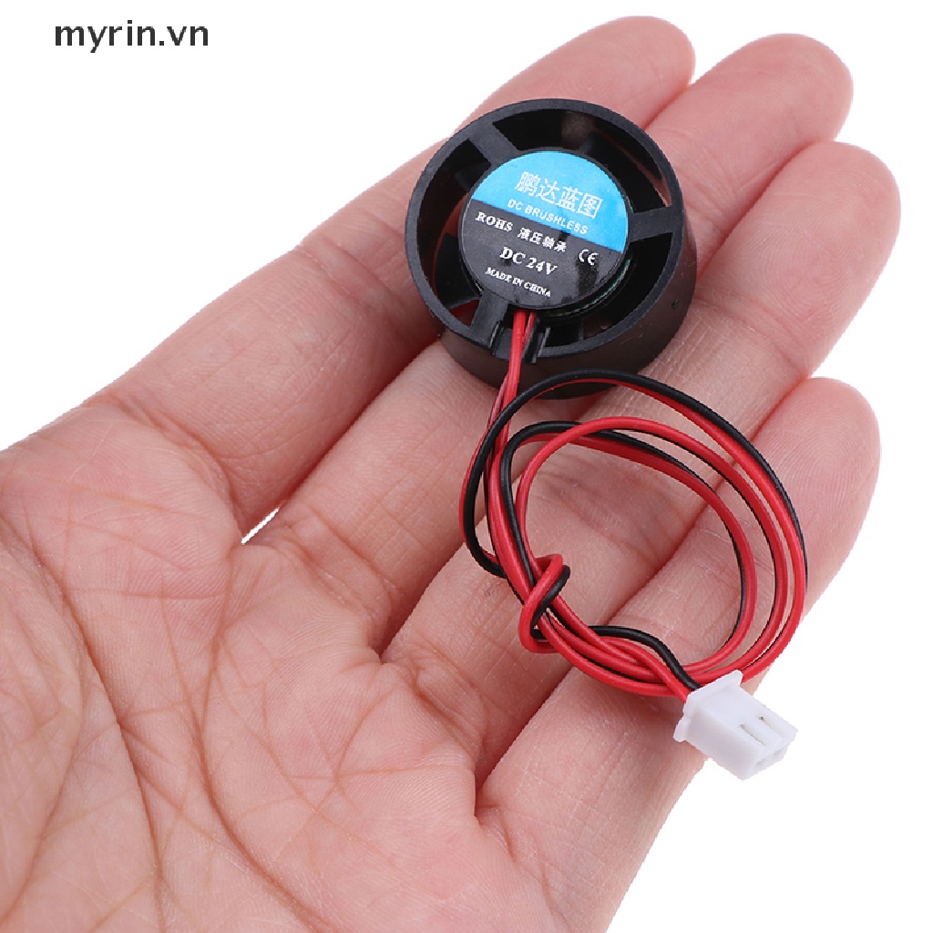 Quạt Tản Nhiệt Tròn 25.5x10mm 5V 9V 12V 24V Cho Đèn LED Máy Tính