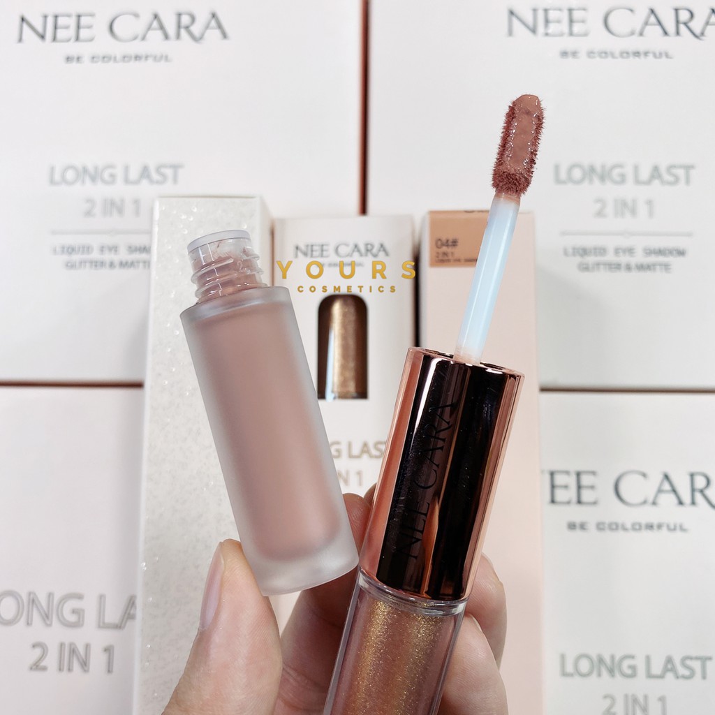 [Auth Thái] Nhũ Mắt Nee Cara Dạng Kem Màu Nhũ Đồng Long Last Eyeshadow Liquid N318 No.04