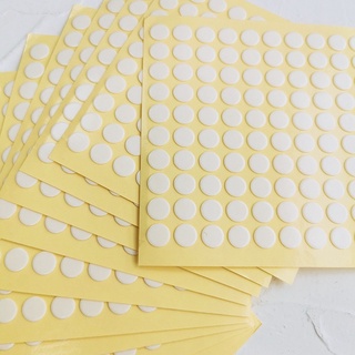  Băng keo hai mặt acrylic trong suốt  tròn nhỏ trang trí gắn charm 