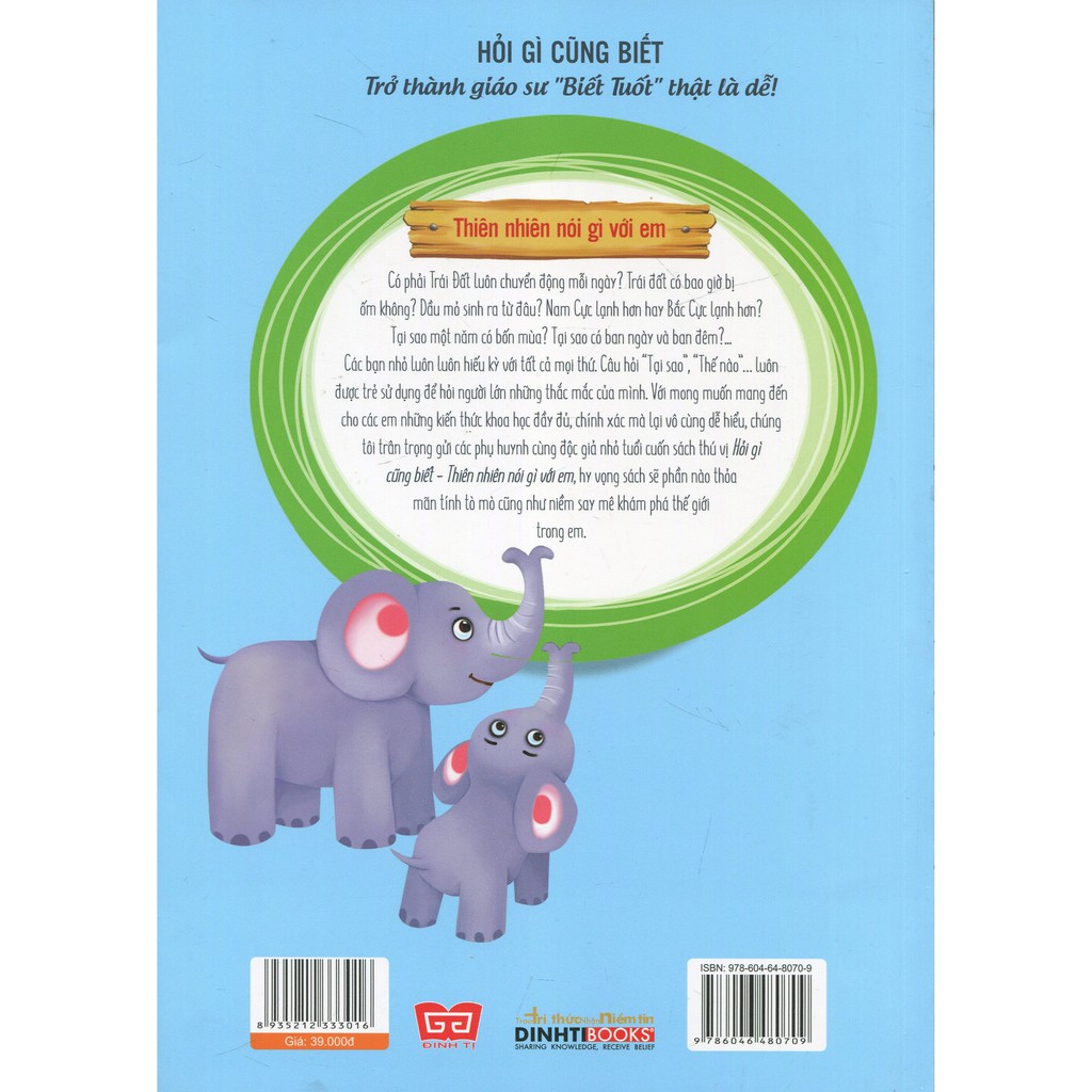 Sách - Hỏi Gì Cũng Biết - Thiên Nhiên Nói Gì Với Em | BigBuy360 - bigbuy360.vn