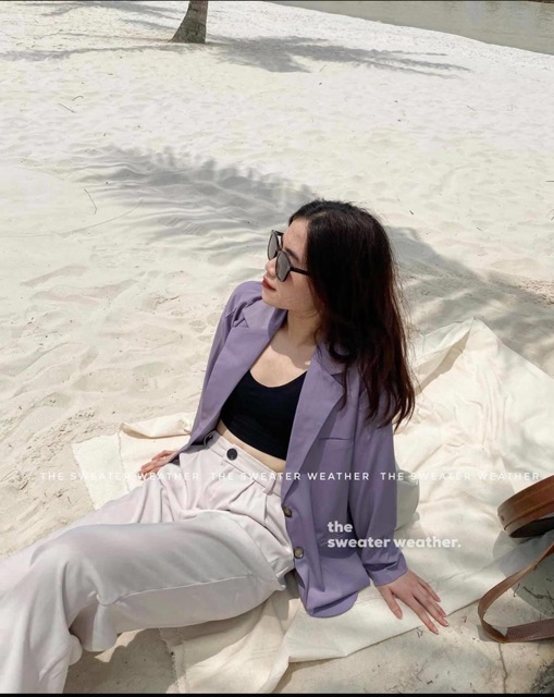 Áo blazer trơn cực xinh (chọn màu inbox)