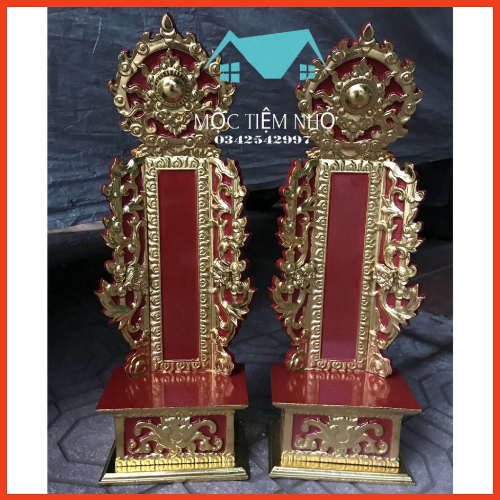 Bài vị mặt nguyệt linh gỗ mít cao cấp sang trọng