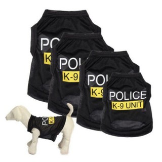 Áo sành điệu cho chó mèo. Có chữ Police