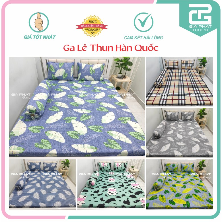 Ga lẻ thun lạnh Hàn Quốc ( không áo gối, đủ kích thước)