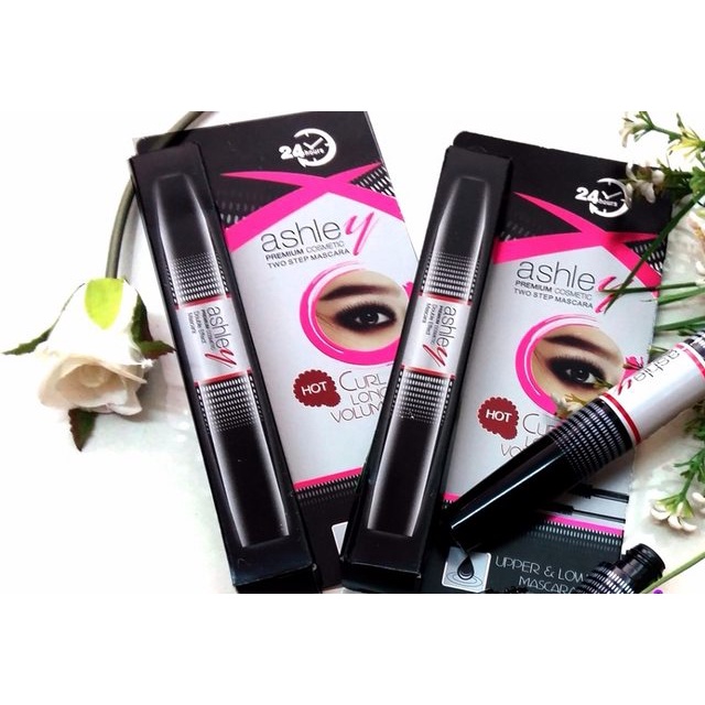 Mascara 2 đầu Ashley Premium Cosmetic Two Step Mascara
