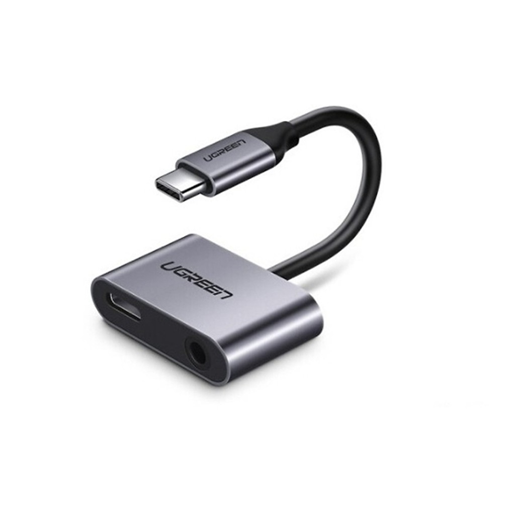 Cáp USB-C to Audio 3.5mm Hỗ Trợ Cổng Sạc Ugreen 50596