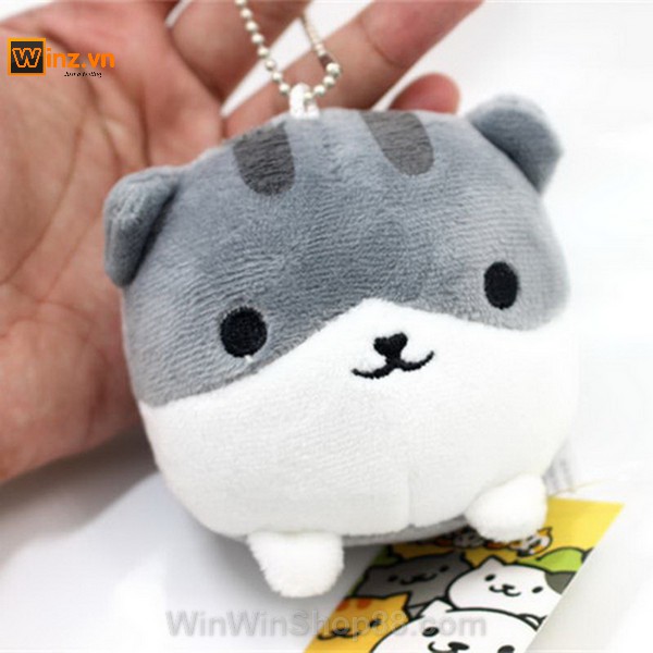 Móc khóa gấu bông mèo Neko Atsume  - Winz.vn