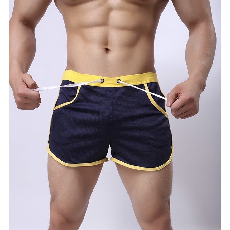 Quần short thể thao nam - tập gym ngắn, loại cao cấp có lớp quần nâng bên trong