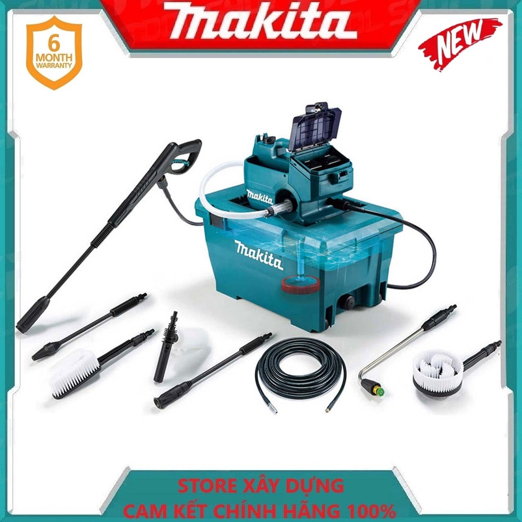 MÁY XỊT RỬA CAO AP DÙNG PIN 36V (2 PIN 18V) 800W MAKITA DHW080ZK- HÀNG CHÍNH HÃNG
