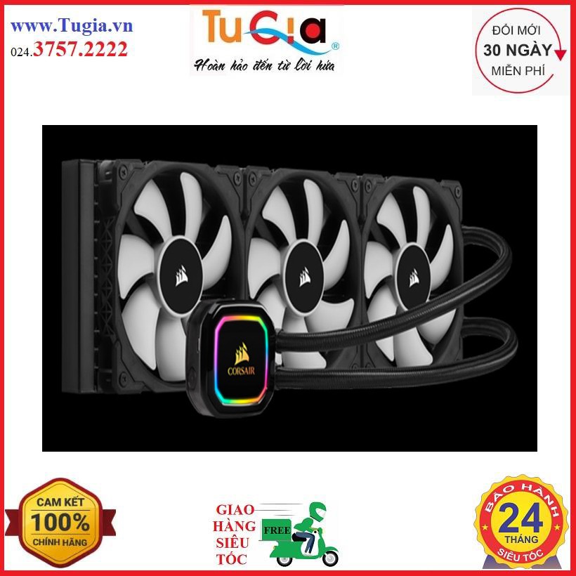 Tản nhiệt nước CPU Hydro Series™ H150i PRO RGB 360mm Liquid CPU Cooler