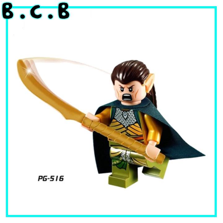 PG8027- Đồ chơi lắp ráp lego và minifigures nhân vật yêu tinh trong phim Chúa tể của những chiếc nhẫn - Lord of the ring