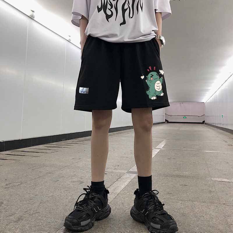Quần short nỉ cao cấp phong cách unisex dễ phối đồ phong cách đường phố Hàn Quốc ulzzang chất liệu nỉ da cá