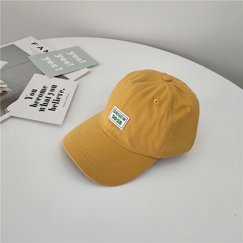 Mũ Lưỡi Trai Mềm Mại In Chữ Phong Cách Hàn Quốc Dễ Phối Đồ Thời Trang Xuân Thu Cho Nữ