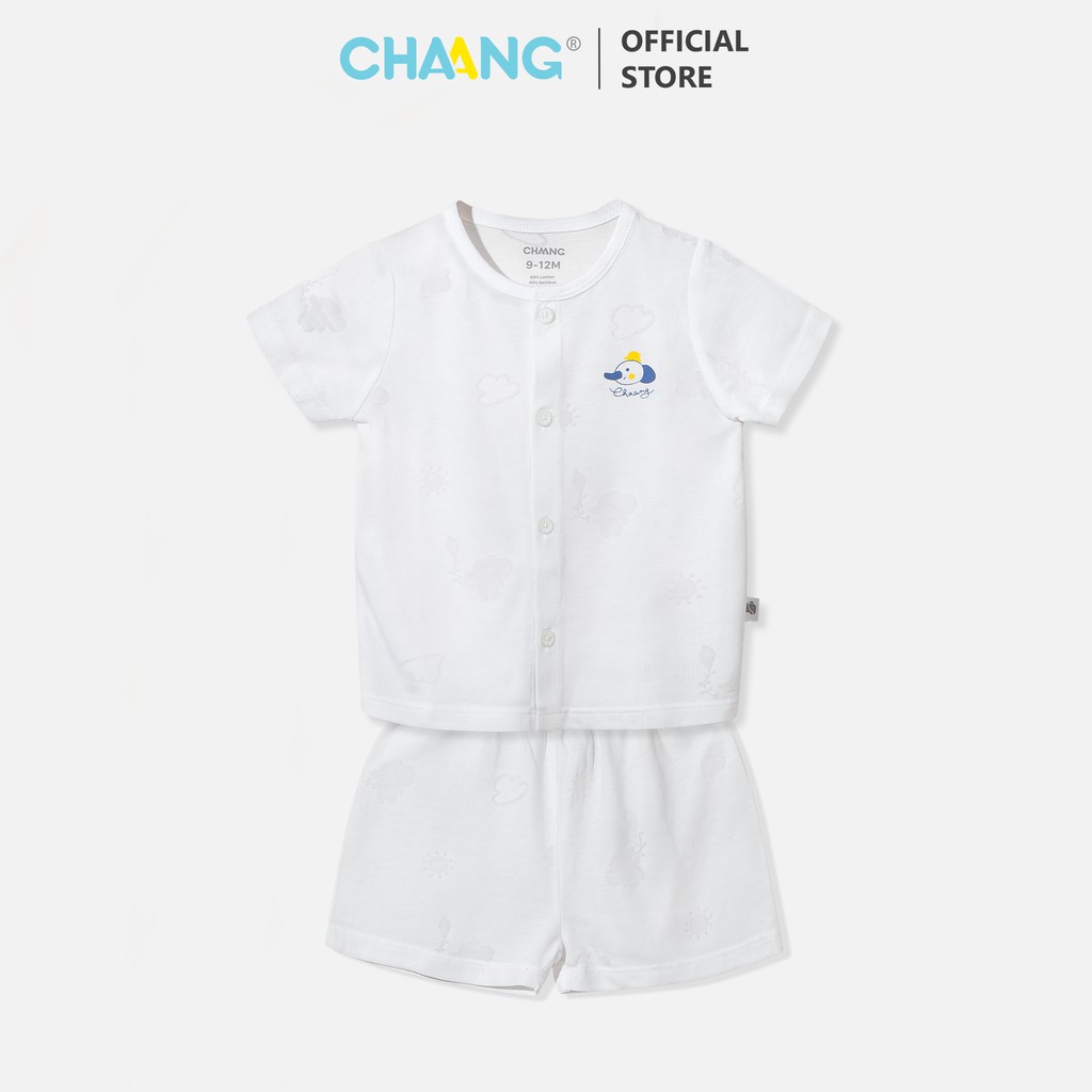 [CHAANG] Bộ cúc giữa hãng Chaang, BST Chaang Summer 2021, quân áo trẻ em Chaang cotton an toàn cho bé