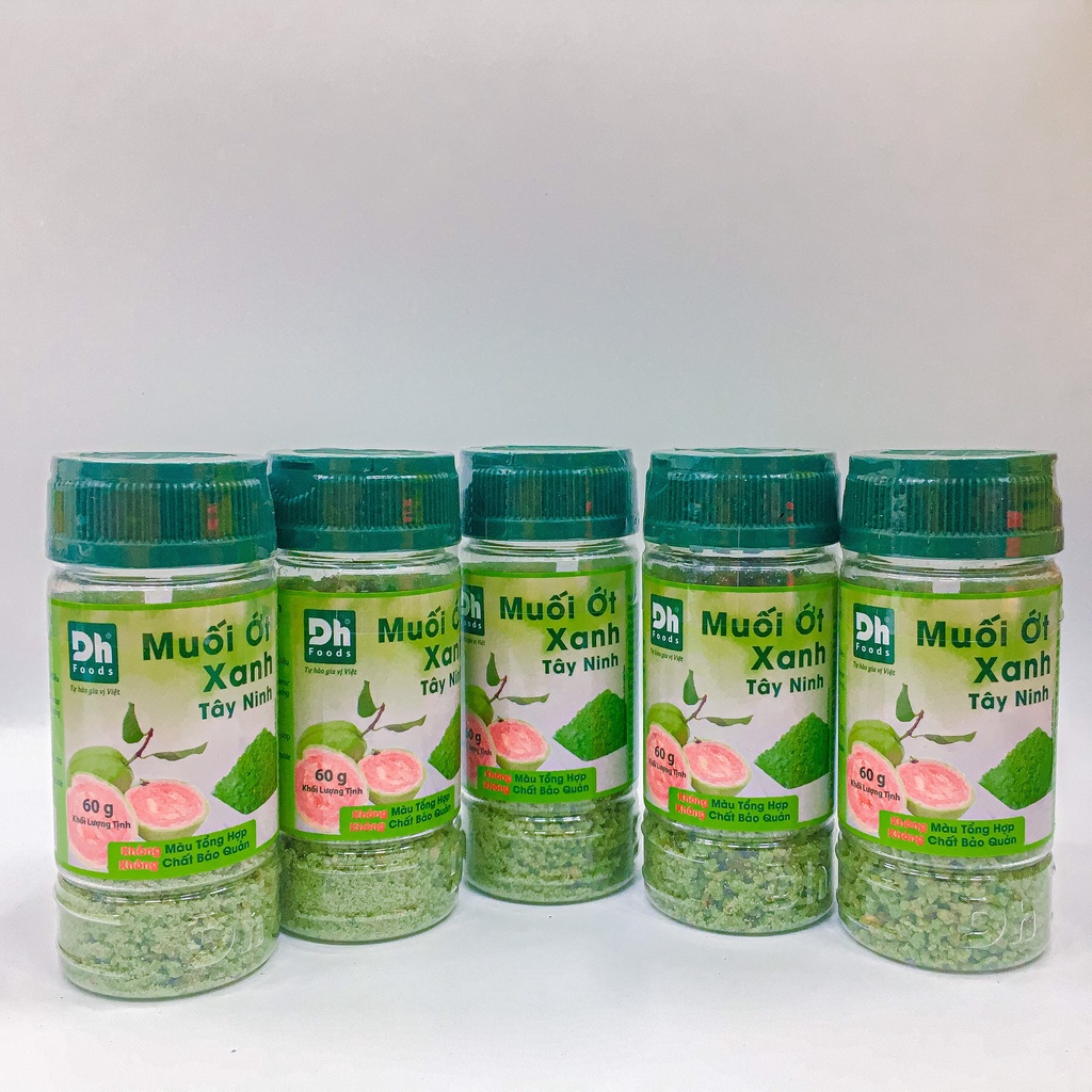 Muối Ớt Xanh Tây Ninh Dh Foods 60g - Tôm Vàng