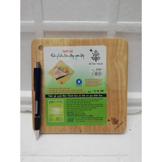 Thớt gỗ vuông (19cm)