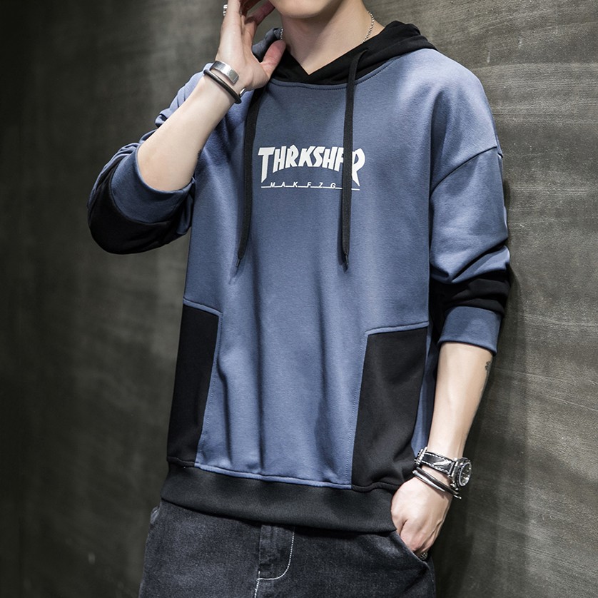 Áo Hoodie Nam Thời Trang In Họa Tiết Chữ THRKSHFR Tinh Tế Phối Hợp Hai Màu Zenkonam MEN TOP 150