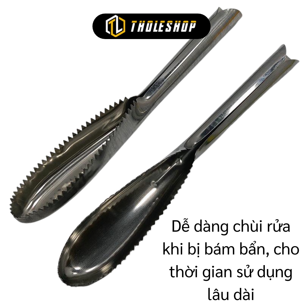 Dụng Cụ Lóc Vảy Cá - Cây Đánh Vảy Cá Inox Bền Đẹp, Chống Gỉ, Chịu Lực Tốt 9158